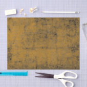 Textuur  Golden Yellow Black Grunge Tissuepapier (Craft)
