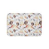 Textuur grappige uil badmat (Voorkant)