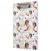 Textuur grappige uil klembord (Links)