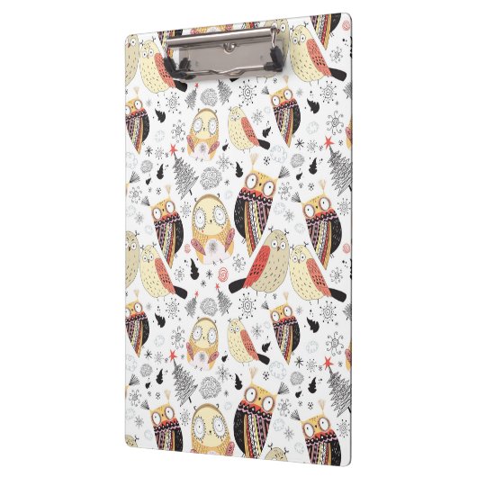 Textuur grappige uil klembord (Links)