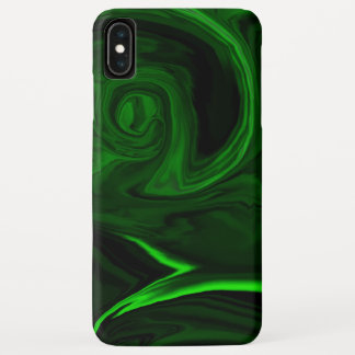 textuur groene collecties van malachietsteen iPhone XS max hoesje