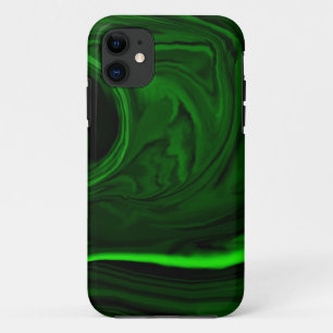 textuur groene malachiet iPhone 11 hoesje