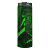 textuur groene malachietsteen thermosbeker (Achterkant)