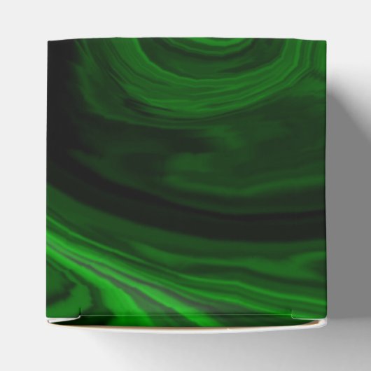 textuur groene malachite bedankdoosjes (Bovenkant)
