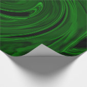 textuur groene malachite cadeaupapier (Hoek)