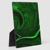 textuur groene malachite fotoplaat (Zijkant)