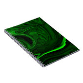 textuur groene malachite notitieboek (Rechterzijde)