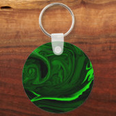 textuur groene malachite sleutelhanger (Voorkant)