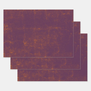 Textuur Grunge Paars Oranje Rustic Vintage Inpakpapier Vel