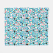 Textuur lachschedel fleece deken (Voorkant (Horizontaal))