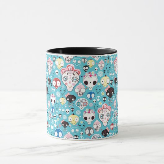 Textuur lachschedel mok (Midden)