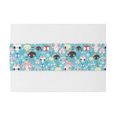 Textuur lachschedel uitnodigingen wikkel (Achterkant Voorbeeld)