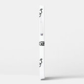 Textuur met abstract vlakken. One continuous line Case-Mate iPhone Case (Achterkant / Links)