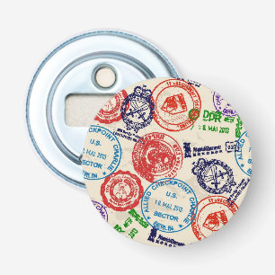 Textuur met echte stempels. button flesopener