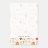 Textuur met Teddy Bears Post-it® Notes (Voorkant)