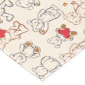 Textuur met Teddy Bears Tafelkleed (Gekanteld)