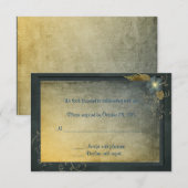  textuur RSVP Kaartje (Voorkant / Achterkant)