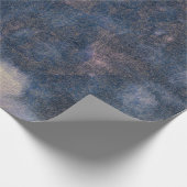 Textuur Rustic  blauw grijs Abstract patroon Cadeaupapier (Hoek)