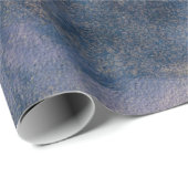 Textuur Rustic  blauw grijs Abstract patroon Cadeaupapier (Rol Hoek)