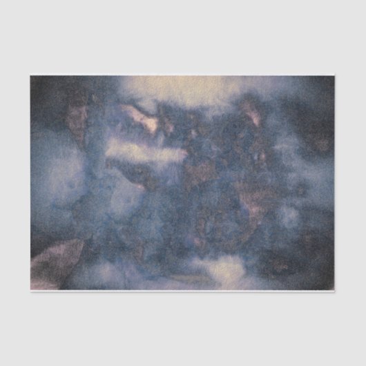 Textuur Rustic  blauw grijs Abstract patroon Tissuepapier (Voorkant)