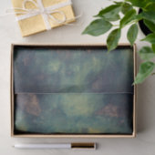 Textuur Rustic  Groen Bruin Blauwgroen Abstract Tissuepapier (Geschenk)