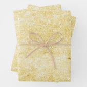 Textuur  rustiek goud grunge patroon inpakpapier vel (In situ)