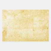 Textuur  rustiek goud grunge patroon inpakpapier vel (Voorkant)