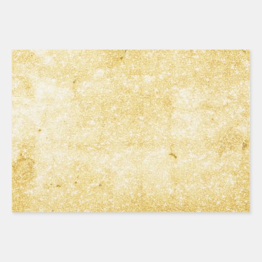 Textuur  rustiek goud grunge patroon inpakpapier vel (Voorkant)