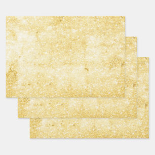 Textuur rustiek goud grunge patroon inpakpapier vel