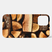 Textuur. Til opgeslagen gehakt brandhout, winters Case-Mate iPhone Case (Achterkant (horizontaal))