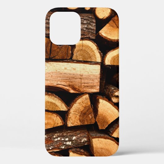Textuur. Til opgeslagen gehakt brandhout, winters Case-Mate iPhone Case (Achterkant)