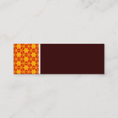 Textuur toon - Terrazzo Pattern 06 - Donkerbruin Mini Visitekaartje (Achterkant)