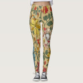 Textuur van bloemen leggings (Voorkant)