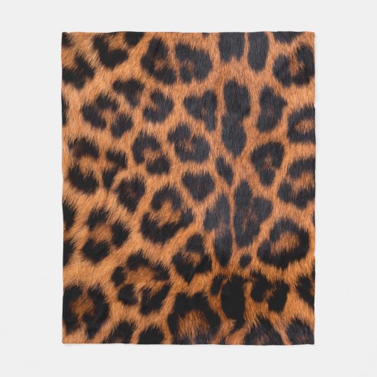 textuur van de luipachtige huid : Nauwe luipaard Fleece Deken (Voorkant)