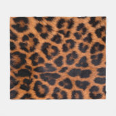 textuur van de luipachtige huid : Nauwe luipaard Fleece Deken (Voorkant (Horizontaal))