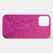 textuur van de roze pythonslang Case-Mate iPhone case (Achterkant (horizontaal))