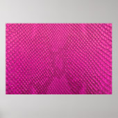 textuur van de roze pythonslang poster (Voorkant)
