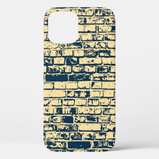 Textuur van een bakstenen muur. Elegant ontwerp vo iPhone 12 Hoesje