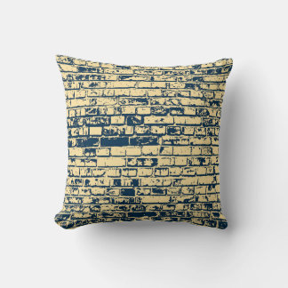 Textuur van een bakstenen muur. Elegant ontwerp vo Kussen