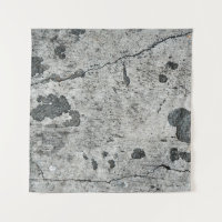 Textuur van een oude muur van gekraakt beton. Acht