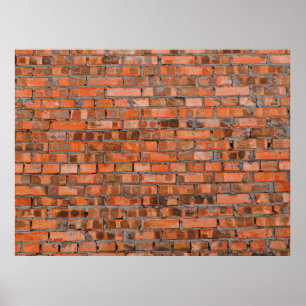 Textuur van een oude steenmuur, afgesloten, archit poster