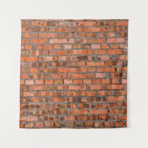 Textuur van een oude steenmuur, afgesloten, archit wandkleed