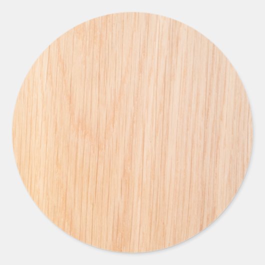 textuur van eikenhout ronde sticker (Voorkant)