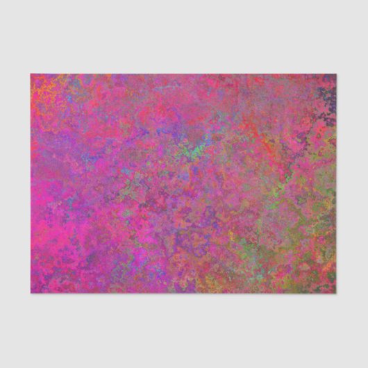 textuur van Fuschia en turquoise Tissuepapier (Voorkant)