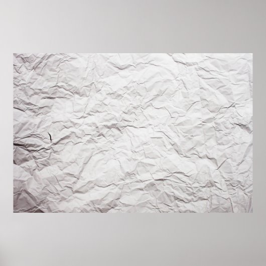textuur van gekreukeld papier poster (Voorkant)