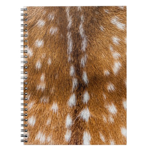textuur van gepotte herten notitieboek (Voorkant)