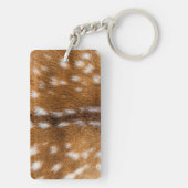 textuur van gepotte herten sleutelhanger (achterkant)