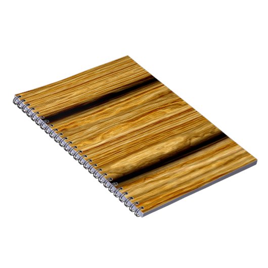 textuur van geweerde houten planken notitieboek (Rechterzijde)
