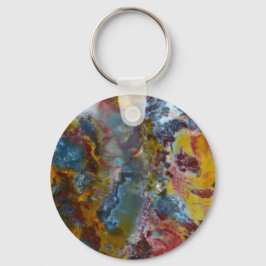 textuur van gezuiverd hout sleutelhanger (Voorkant)