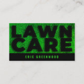 textuur van groengras grasvis  visitekaartje (Voorkant)